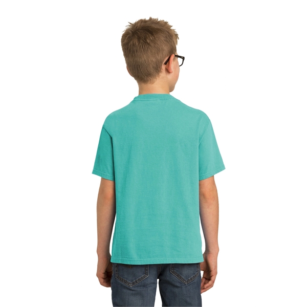 Port & Company Youth Beach Wash Garment-Dyed Tee. - Port & Company Youth Beach Wash Garment-Dyed Tee. - Image 32 of 109