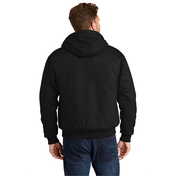 CornerStone Tall Duck Cloth Hooded Work Jacket. - CornerStone Tall Duck Cloth Hooded Work Jacket. - Image 3 of 8