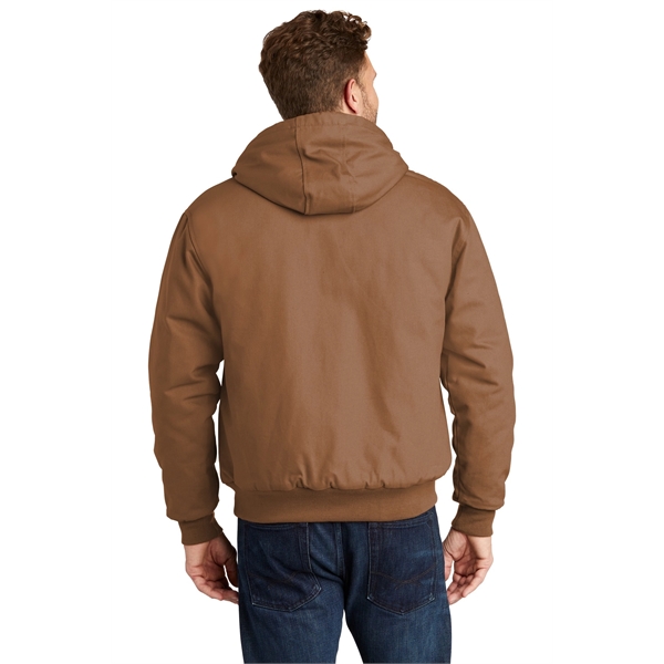 CornerStone Tall Duck Cloth Hooded Work Jacket. - CornerStone Tall Duck Cloth Hooded Work Jacket. - Image 4 of 8