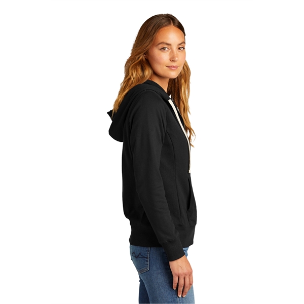 District Women's Re-Fleece Full-Zip Hoodie - District Women's Re-Fleece Full-Zip Hoodie - Image 6 of 27