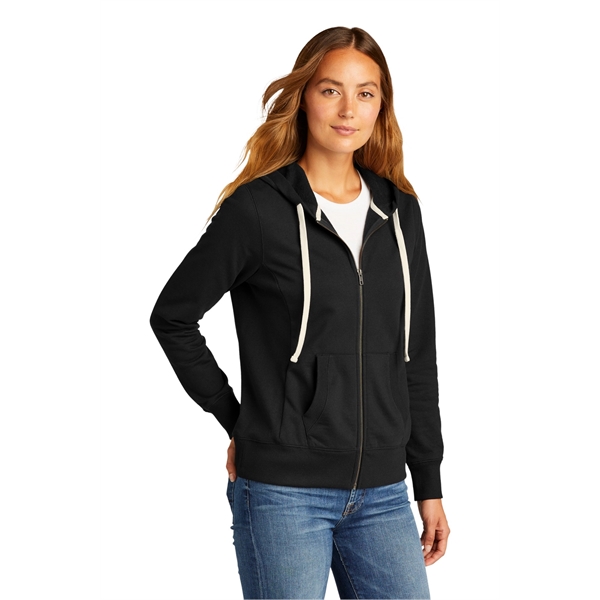 District Women's Re-Fleece Full-Zip Hoodie - District Women's Re-Fleece Full-Zip Hoodie - Image 7 of 27