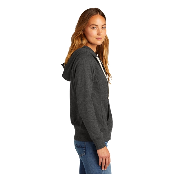 District Women's Re-Fleece Full-Zip Hoodie - District Women's Re-Fleece Full-Zip Hoodie - Image 9 of 27