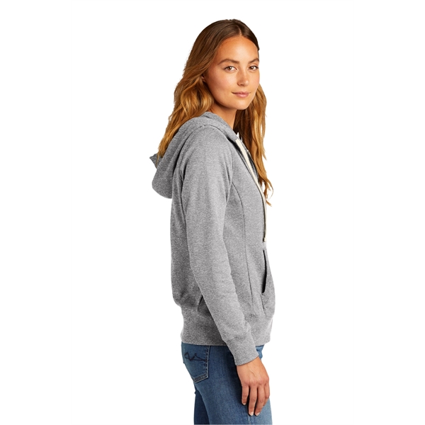 District Women's Re-Fleece Full-Zip Hoodie - District Women's Re-Fleece Full-Zip Hoodie - Image 12 of 27