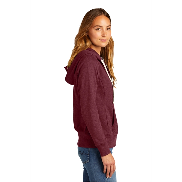 District Women's Re-Fleece Full-Zip Hoodie - District Women's Re-Fleece Full-Zip Hoodie - Image 14 of 27