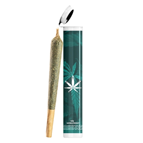 Custom Pre Roll Joint Tube with Sticker / Label - Custom Pre Roll Joint Tube with Sticker / Label - Image 3 of 5