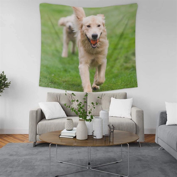 60'' x50''  Custom Wall Hanging Fabric Tapestry - 60'' x50''  Custom Wall Hanging Fabric Tapestry - Image 1 of 2