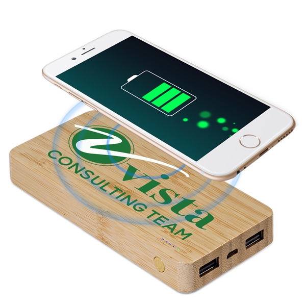 Hayes Street Eco-Friendly Power Bank and Wireless Charger