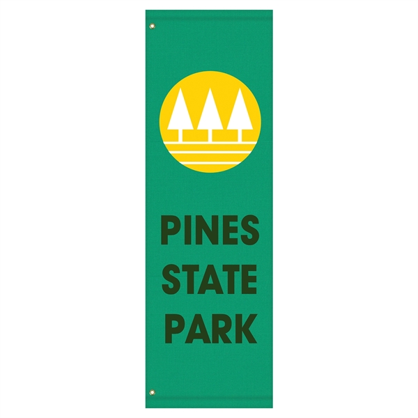 72" x 22" Custom SunbrellaAvenue Banner-3 Color Imprint - 72" x 22" Custom SunbrellaAvenue Banner-3 Color Imprint - Image 1 of 7