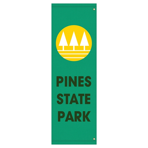 72" x 22" Custom SunbrellaAvenue Banner-3 Color Imprint - 72" x 22" Custom SunbrellaAvenue Banner-3 Color Imprint - Image 2 of 7
