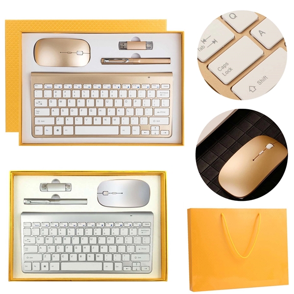 Business Wireless Keyboard And Mouse Gift Set - Business Wireless Keyboard And Mouse Gift Set - Image 0 of 0