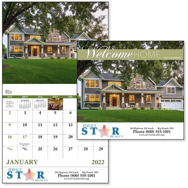 Stapled Welcome Home Lifestyle 2022 Appointment Calendar