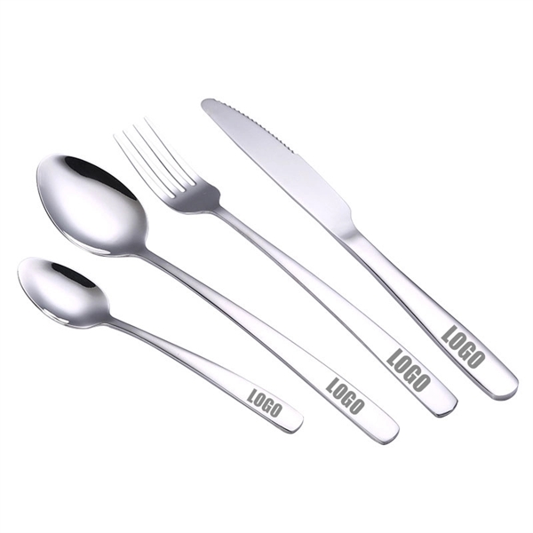 4PCS Stainless Steel #304 Cutlery Set - 4PCS Stainless Steel #304 Cutlery Set - Image 0 of 2