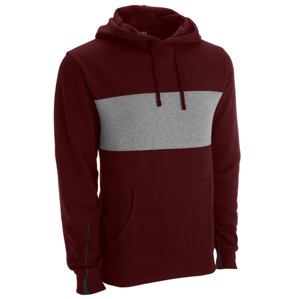 Premium Cotton Blocked Fleece Pullover Hoodie - Premium Cotton Blocked Fleece Pullover Hoodie - Image 11 of 29
