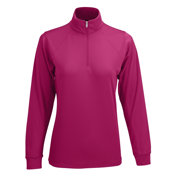 Women's Vansport Mesh 1/4-Zip Tech Pullover - Women's Vansport Mesh 1/4-Zip Tech Pullover - Image 4 of 39