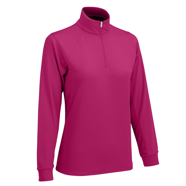 Women's Vansport Mesh 1/4-Zip Tech Pullover - Women's Vansport Mesh 1/4-Zip Tech Pullover - Image 6 of 39