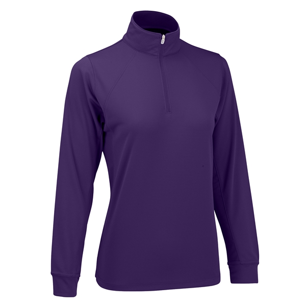 Women's Vansport Mesh 1/4-Zip Tech Pullover - Women's Vansport Mesh 1/4-Zip Tech Pullover - Image 25 of 39