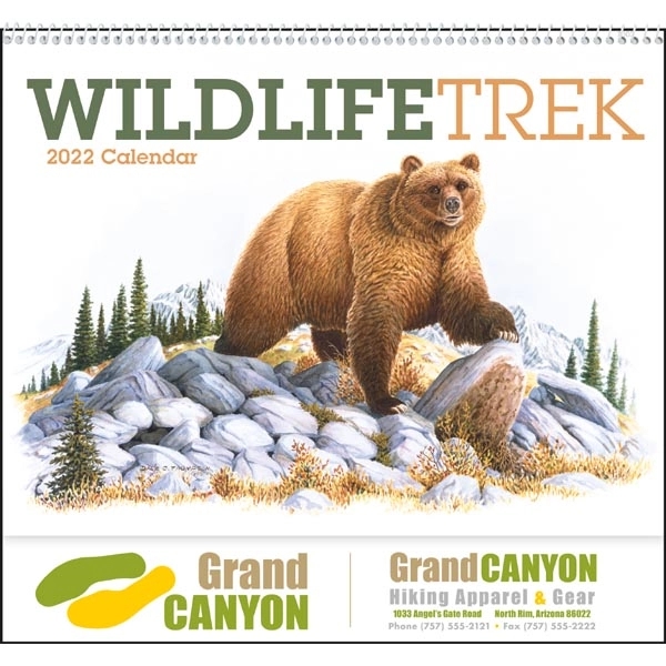 Wildlife Trek Spiral  2022 Appointment Calendar