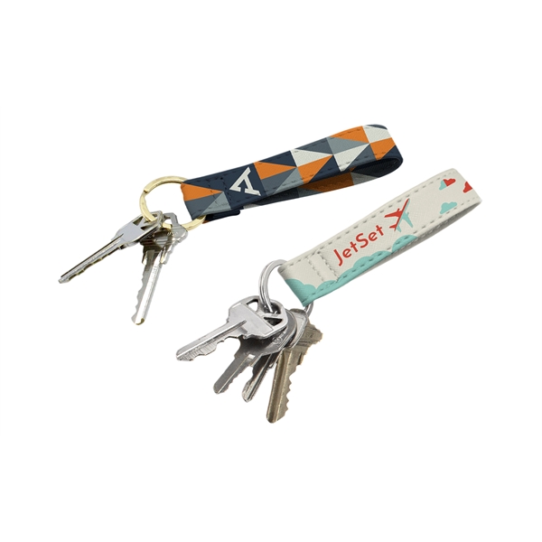 LVL Vegan Leather Key Ring - LVL Vegan Leather Key Ring - Image 1 of 9