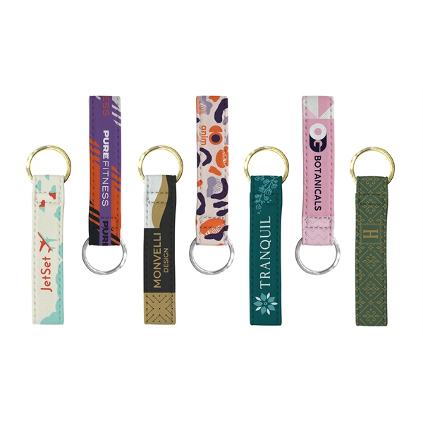 LVL Vegan Leather Key Ring - LVL Vegan Leather Key Ring - Image 2 of 9