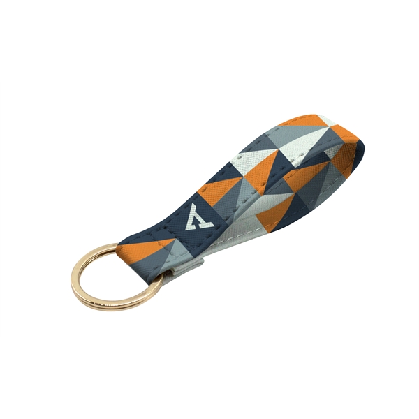 LVL Vegan Leather Key Ring - LVL Vegan Leather Key Ring - Image 3 of 9