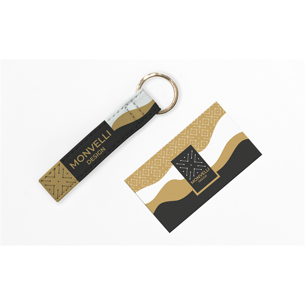 LVL Vegan Leather Key Ring - LVL Vegan Leather Key Ring - Image 7 of 9