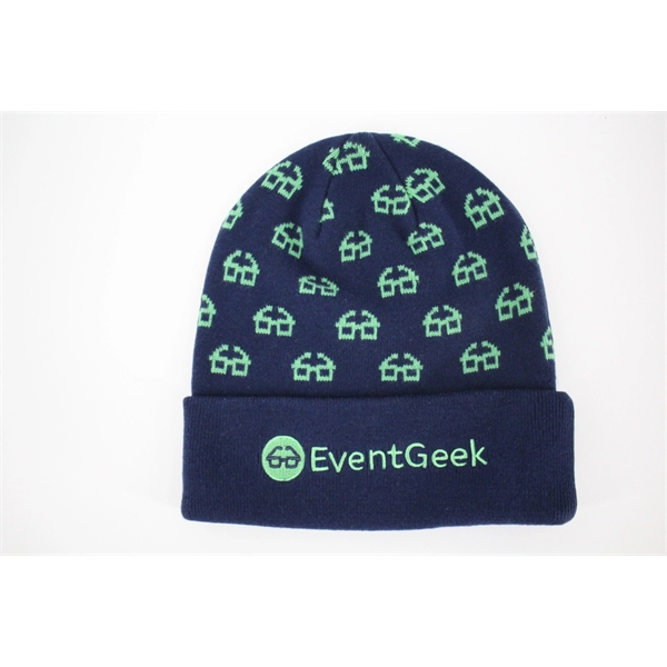 Custom Cotton Beanies - Custom Cotton Beanies - Image 1 of 4