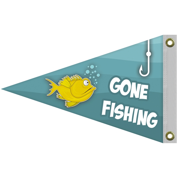 12" x 18" Double Sided Knitted Polyester Pennant Boat Flag - 12" x 18" Double Sided Knitted Polyester Pennant Boat Flag - Image 4 of 11