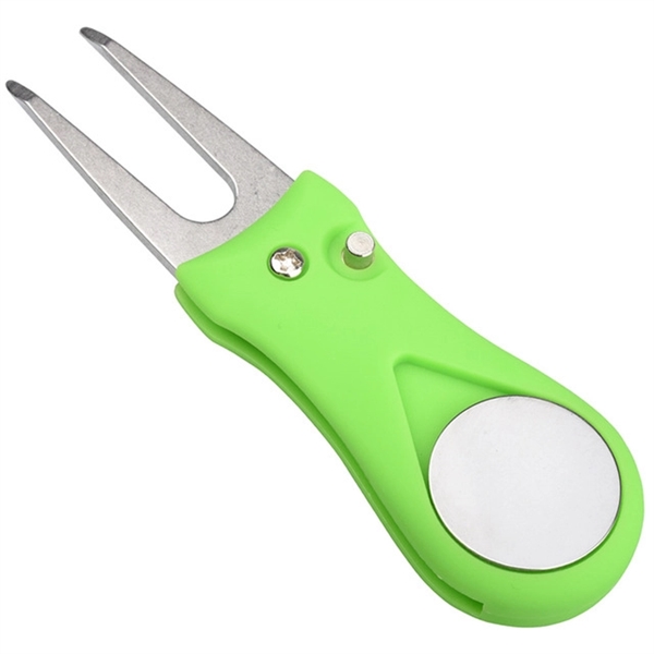 Golf Divot Repair Tool with Ball Marker - Golf Divot Repair Tool with Ball Marker - Image 3 of 9