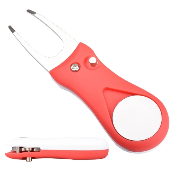 Golf Divot Repair Tool with Ball Marker - Golf Divot Repair Tool with Ball Marker - Image 5 of 9
