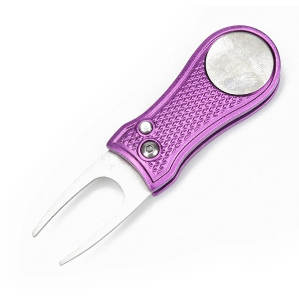 Foldable Golf Divot Tool - Full Color Imprint - Foldable Golf Divot Tool - Full Color Imprint - Image 2 of 8