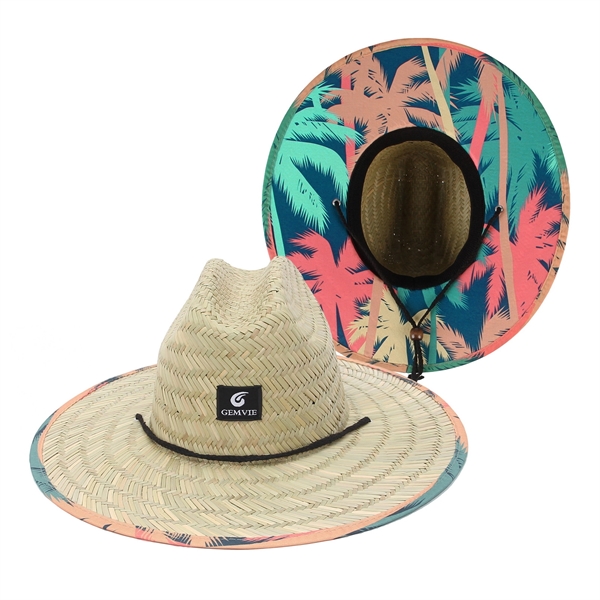 Straw Lifeguard Hat - Straw Lifeguard Hat - Image 0 of 2