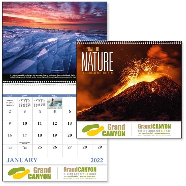 The Power of Nature - Spiral 2022 Appointment Calendar