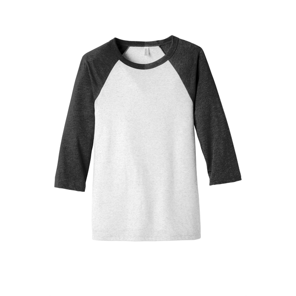 BELLA+CANVAS Unisex 3/4-Sleeve Baseball Tee. - BELLA+CANVAS Unisex 3/4-Sleeve Baseball Tee. - Image 57 of 97