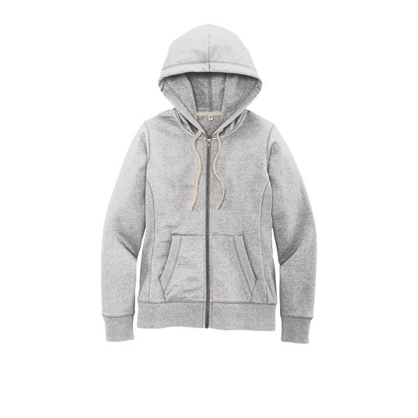 District Women's Re-Fleece Full-Zip Hoodie - District Women's Re-Fleece Full-Zip Hoodie - Image 19 of 27