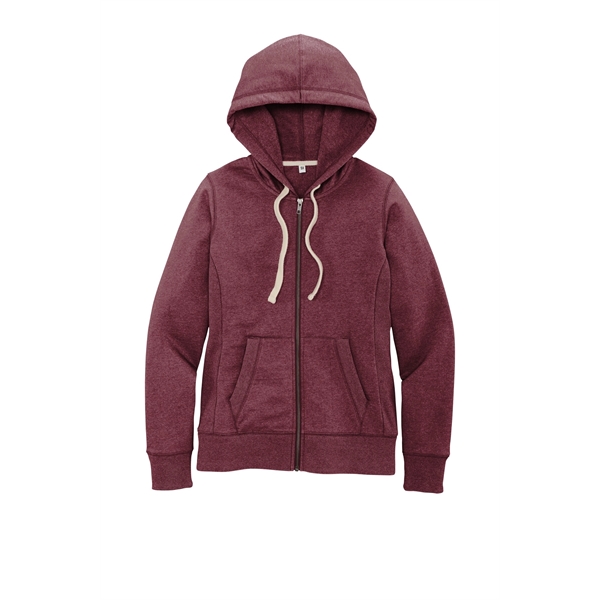 District Women's Re-Fleece Full-Zip Hoodie - District Women's Re-Fleece Full-Zip Hoodie - Image 23 of 27