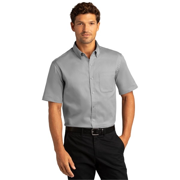 Port Authority Short Sleeve SuperPro React Twill Shirt. - Port Authority Short Sleeve SuperPro React Twill Shirt. - Image 86 of 91