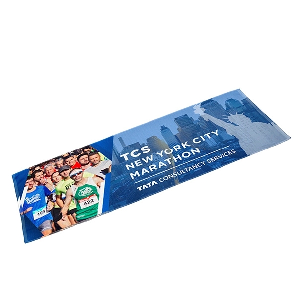 Full Color Sublimation Recycled RPET Cooling Towel - 12" W x - Full Color Sublimation Recycled RPET Cooling Towel - 12" W x - Image 4 of 6