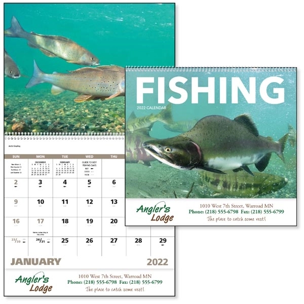 Spiral Fishing Sports/Wildlife 2022 Appointment Calendar