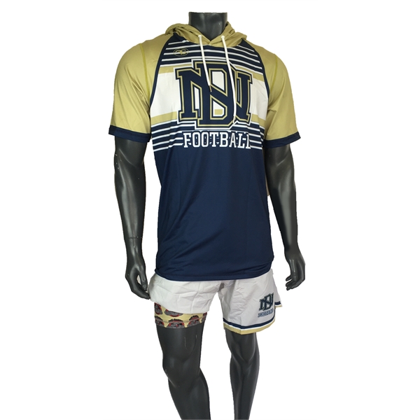 Short Sleeve Men's Hooded Shooting Shirt - Short Sleeve Men's Hooded Shooting Shirt - Image 0 of 1