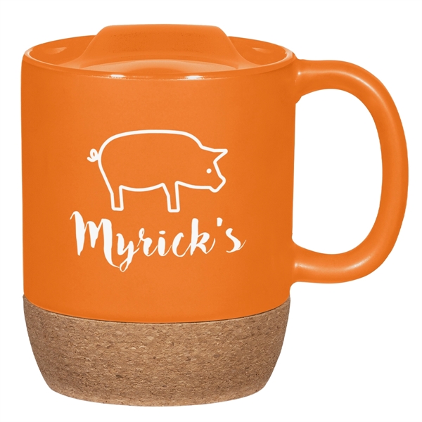 14 Oz. Cork Base Ceramic Mug - 14 Oz. Cork Base Ceramic Mug - Image 16 of 20