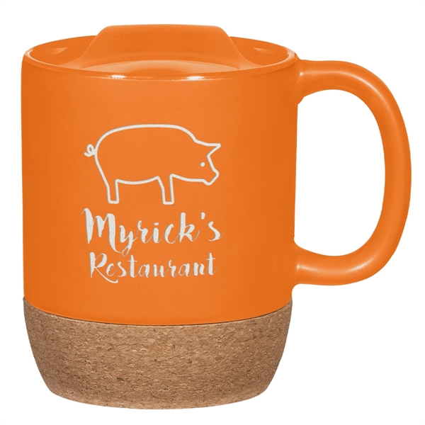 14 Oz. Cork Base Ceramic Mug - 14 Oz. Cork Base Ceramic Mug - Image 16 of 20