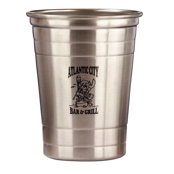 16 Oz Stainles Steel Party Cup - 16 Oz Stainles Steel Party Cup - Image 1 of 3