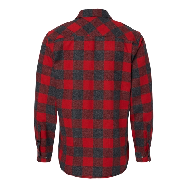 Burnside Snap Front Plaid Flannel Shirt - Burnside Snap Front Plaid Flannel Shirt - Image 11 of 13