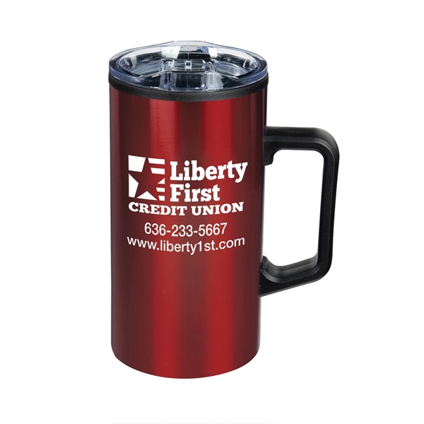 20 oz Stainless Steel Coffee Mug - 20 oz Stainless Steel Coffee Mug - Image 2 of 8