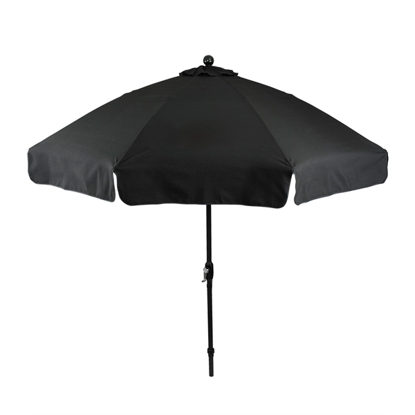 In Stock 9 Foot Market Umbrella with Crank & Fiberglass Ribs