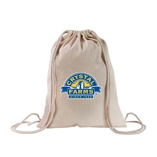 Natural Drawstring Backpack - Natural Drawstring Backpack - Image 1 of 2