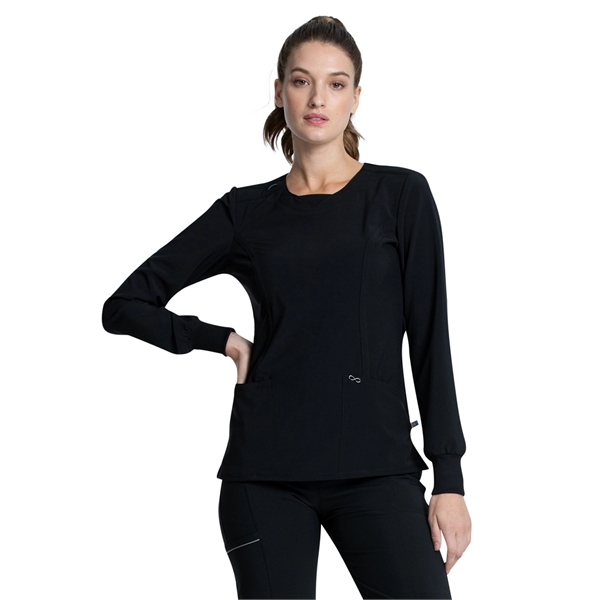 Infinity - Women's 3 Pocket Long Sleeve V-Neck Top - Infinity - Women's 3 Pocket Long Sleeve V-Neck Top - Image 0 of 11