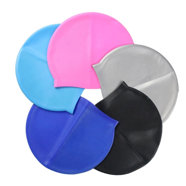 Silicone Swimming Cap - Silicone Swimming Cap - Image 2 of 2