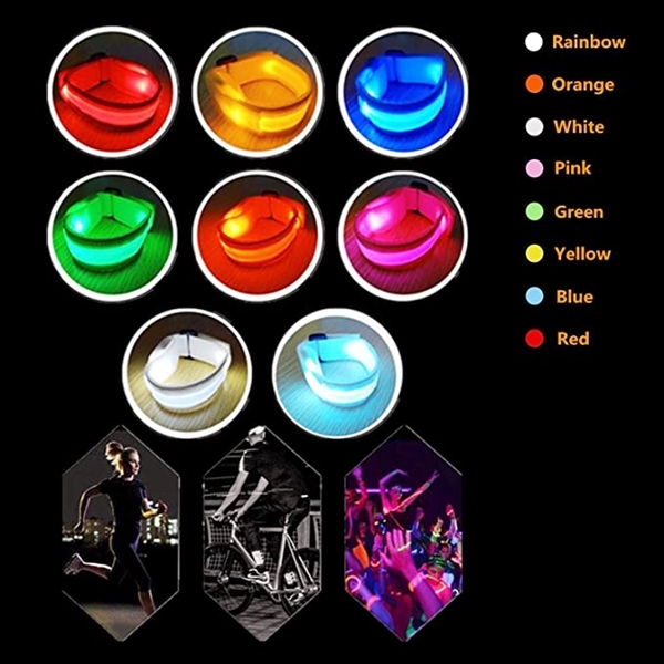 Wristband Light Up Bracelets LED Armbands - Wristband Light Up Bracelets LED Armbands - Image 1 of 5