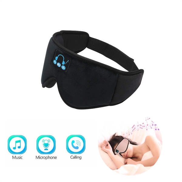 3D Sleep Headphones Eye Mask - 3D Sleep Headphones Eye Mask - Image 0 of 4